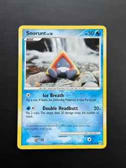 Pokemon TCG Snorunt Arceus Card 75/99 Yuka Morii LP - Image 1
