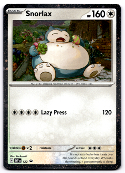 Snorlax - 122 Promo SV: Scarlet & Violet Promo Card Pokemon TCG Cosmos Holo NM - Image 1