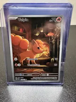 Pokemon TCG Vulpix Illustration Rare Card #138/132 - Image 1
