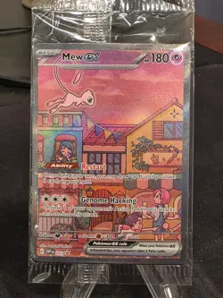 Pokemon TCG Mew EX Black Star Promo Card SVP053 Sealed - Image 1