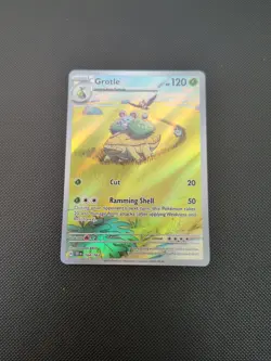 Pokemon TCG Grotle 164/162 Temporal Forces Illustration Rare Card NM - Image 1