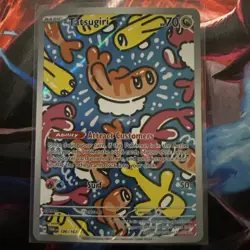 Pokemon TCG Tatsugiri Twilight Masquerade Illustration Rare Card 186/167 NM - Image 1