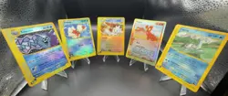 Pokemon - E Reader Card Lot - Cloyster, Togetic, Lapras, Slugma, Goldeen - Image 1