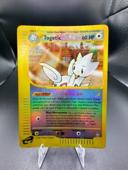 Pokemon - E Reader Card Lot - Cloyster, Togetic, Lapras, Slugma, Goldeen - Image 2