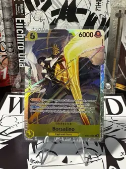 Bandai One Piece Card Game Borsalino EB04-058 Adventure on Kami's Island Foil - Image 1