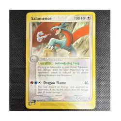Salamence Pokemon Card 19/97 EX Dragon 100 HP Rare Regular English 2003 - Image 1
