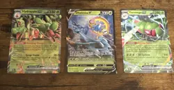 Pokemon TCG PRE DRI Card Lot 3 Cards Hydrapple EX Dhelmise V Yanmega EX holos - Image 1