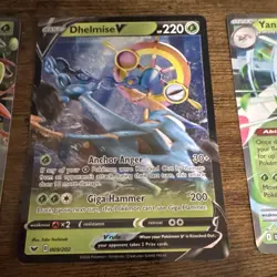 Pokemon TCG PRE DRI Card Lot 3 Cards Hydrapple EX Dhelmise V Yanmega EX holos - Image 3