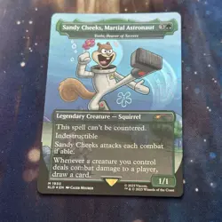 Sandy Cheeks, Martial Astronaut Borderless Foil MTG Single, Secret Lair, M 1930 - Image 1