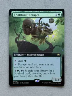 Thornvault Forager (Extended Art) #364 (Foil) Bloomburrow BLB Magic MTG - NM - Image 1