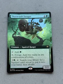 Thornvault Forager (Extended Art) #364 (Foil) Bloomburrow BLB Magic MTG - NM - Image 3