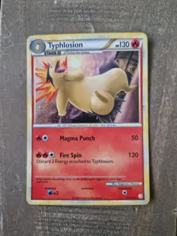 Pokemon TCG Typhlosion 32/123 HGSS Cosmos Deck Holo- Light Play - Image 1