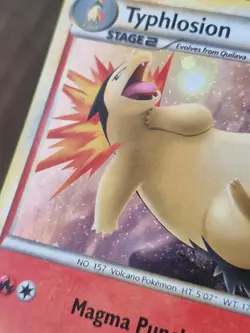 Pokemon TCG Typhlosion 32/123 HGSS Cosmos Deck Holo- Light Play - Image 5