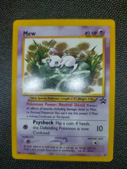 Pokemon Mew Card 47 Promo Black Star Wizards of the Coast Near Mint - Image 1