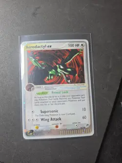 Pokemon Aerodactyl ex EX Sandstorm Holo Ultra Rare 94/100 100 HP Stage 1 2003 MP - Image 1