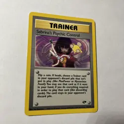 Pokemon TCG Sabrina's Psychic Control Gym Challenge 121 Regular Unlimited... - Image 2