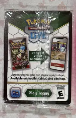 Terapagos EX 165 S&V Pokemon TCG Promo Card Sealed - Image 2