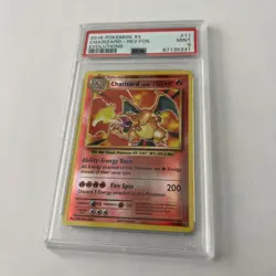 Pokemon XY Evolutions 2016 #11 Charizard-Rev.Foil PSA 9 - Image 1