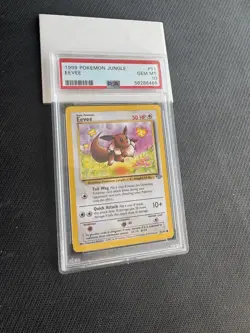 Eevee 51/64 PSA 10 GEM MINT Pokemon Jungle Unlimited 1999 - Image 3