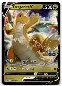Dragonite V SWSH235 Holo Promo Sword & Shield Promo Pokemon Holo Near Mint - Image 1