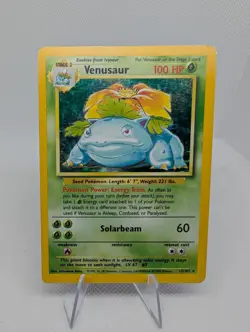 1999 Venusaur Holo Rare Pokemon Card TCG Base Set 15/102 MP - Image 1