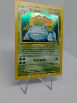 1999 Venusaur Holo Rare Pokemon Card TCG Base Set 15/102 MP - Image 2