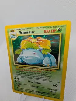 1999 Venusaur Holo Rare Pokemon Card TCG Base Set 15/102 MP - Image 3
