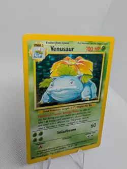 1999 Venusaur Holo Rare Pokemon Card TCG Base Set 15/102 MP - Image 4