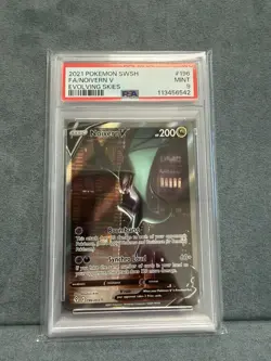 2021 Pokemon Sword & Shield Evolving Skies #196 Noivern V Alt Art PSA 9 - Image 1