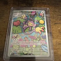 Pokemon Ambipom Stage 1 Illustration Rare Full Art Holo Me02 107/094 110 HP 50 - Image 1