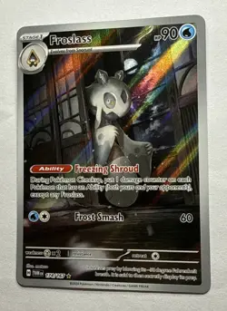 Pokemon TCG Froslass 174/167 Twilight Masquerade Holo Illustration Rare NM - Image 3