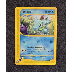 Pokemon Totodile 134/165 Expedition Base Set Common HP50 Basic English Arita - Image 1