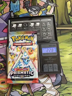 🎊HEAVY! 22.87g 🌟🌟🌟Pokemon TCG Prismatic Evolution🌟🌟Booster Pack (SEALED)🍀 - Image 1