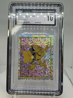 2000 Abra Pokemon Merlin 110 Holographic Series 2 CGC 9 - Image 1