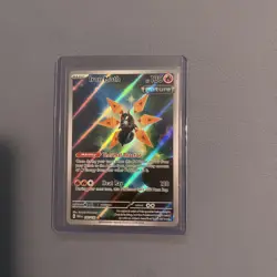 Iron Moth Pokemon TCG Paradox Rift 187/182 Illustration Rare Full Art SV Holo - Image 1