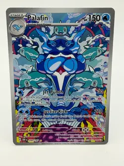Pokemon Palafin Illustration Rare Obsidian Flames 200/197 - Image 1
