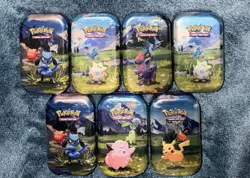 Pokemon TCG Ascended Heroes Mini Tin Lot of 7 Sealed - Image 1