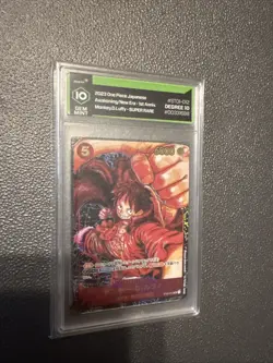 One Piece CCG Monkey.D.Luffy ST01-012 SR Awakening of the New Era NM Condition - Image 2