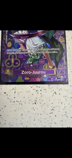 Bandai One Piece CCG Zoro-Juurou Foil Character SP OP05-067 4000 Power alt art - Image 2