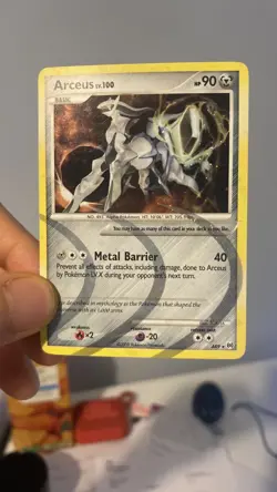 Pokemon TCG Arceus Rare LV100 Holo Card AR9 - LP - Image 2