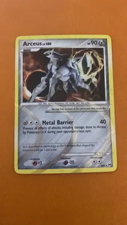 Pokemon TCG Arceus Rare LV100 Holo Card AR9 - LP - Image 4
