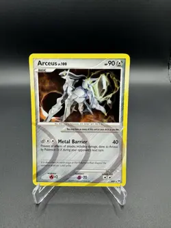 Pokemon TCG Arceus Rare LV100 Holo Card AR9 NM Condition - Image 1