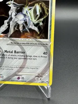 Pokemon TCG Arceus Rare LV100 Holo Card AR9 NM Condition - Image 4