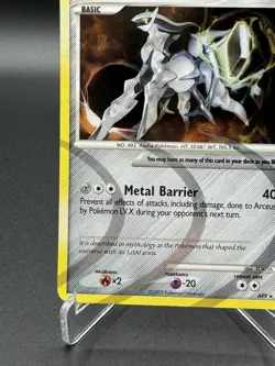Pokemon TCG Arceus Rare LV100 Holo Card AR9 NM Condition - Image 5