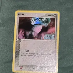 Aron (44/100) EX Crystal Guardians STAMPED Reverse Holo Pokemon Card! NM!!!!!!!! - Image 3