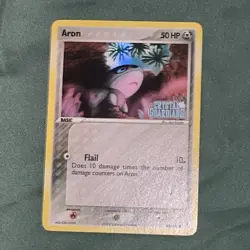 Aron (44/100) EX Crystal Guardians STAMPED Reverse Holo Pokemon Card! NM!!!!!!!! - Image 4