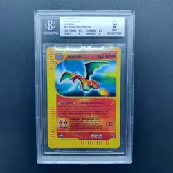 Pokemon Karte Glurak 6/165 Expedition Reverse Holo BGS 9 - Image 1