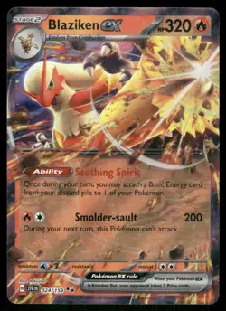 Blaziken EX 024/159 Double Rare Holo Journey Together Pokemon TCG card - Image 1