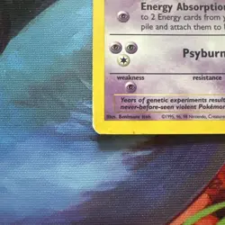 Pokemon TCG Mewtwo WOTC Black Star Promo Card #14 2000 LP/MP - Image 3