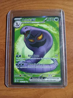 Arbok EX Ultra Rare SV Scarlet & Violet 151 Card 185/165 NM Condition - Image 1